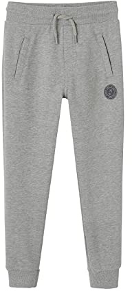 Vertbaudet Jungen Sweathose Basic grau meliert 92/98
