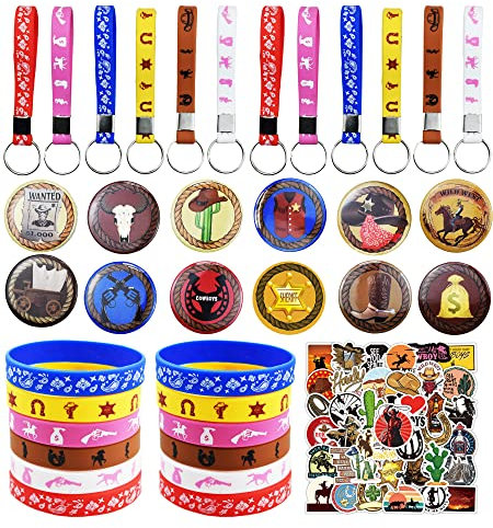 jiaoohoo 86 pcs mitgebsel kindergeburtstag,geburtstag mitgebsel set junge mädchen kinder,Pinata mitbringsel kindergeburtstag,West Cowboy adventskalender geschenke