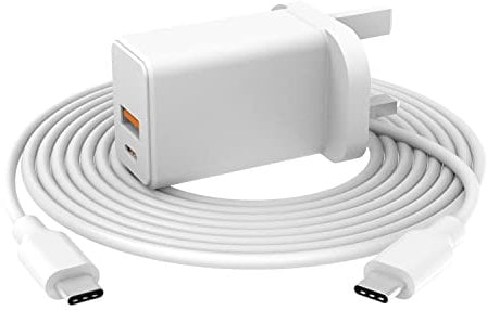 30W Fast Charger Fit for Google Pixel 9 9a 9 Pro XL 8 8a 8-Pro 7 7a 7-Pro 6 6a 6-Pro Fold Tablet, USB-C Power Adapter Plug Block with 1.8M Charging Cable