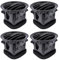 Bisenya 4× Boquilla de ventilación Rejilla de ventilación Compatible con Adam 2013- Corsa D 2007-2015#13180765 13180868 13417363 13363313 1814154 13363314 13363315 13365419 13365420 1814700