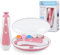 PandaEar Electric Baby Nail Trimmer Newborn, Baby Nail File Electric, Infant Toddler Nail Clippers Kit with Extra 6 Replacement Pads (Pink)