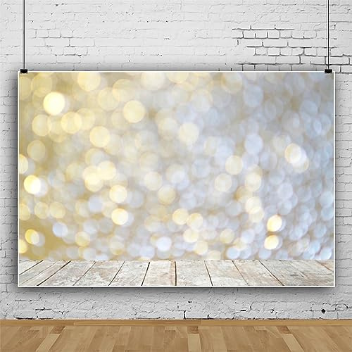 ASDCXZ Glitzer Foto Hintergrund 3x2m, Glitzer Gold Silbrig Holz Spleißen Fotowand Hintergrund, Vinyl Fotobox Hintergrund für Hochzeit Geburtstag Fotoshooting, Party Hintergründe Fotografie