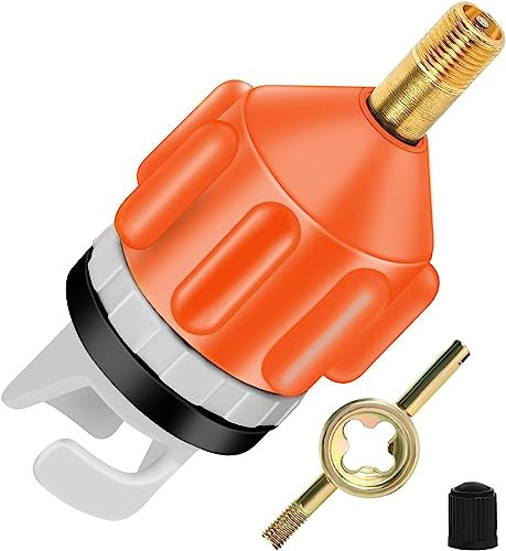 YOUNLEN Adaptador de Kayak, Sup Válvula de Adaptador, Bomba de Aire Inflable Convertidora para Canoas, Tablas de Stand Up Paddle, Tablas de Paddle, Aplicado a Botes Inflables, Canoas, Kayaks