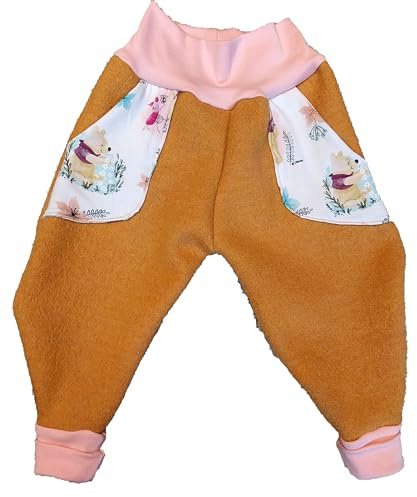 Hose Wollwalkhose Pumphose Mitwachshose Wollwalk Winterhose Kinder Baby Handmad Bärchen Taschen