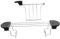ABOOFAN 1set Toaster Warming Rack Stainless Steel Toast Holder for Sandwiches Grilling Toast Machine Part Easy to Clean Kitchen Accessory for Maintaining Heat