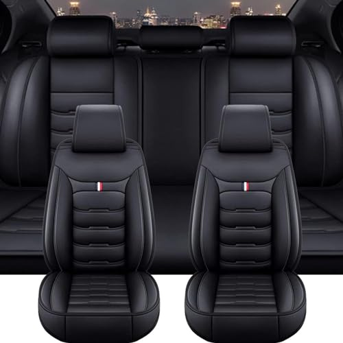 BUULOO Auto-Sitzbezug für Opel Vauxhall Insignia Sports Tourer B A Wagon Estate 2009-2018 2019 2020 2021 2022 2023 2024, 5 Sitzplätze Set Sitzbezug Komplett-Set, wasserdichte Leder,A