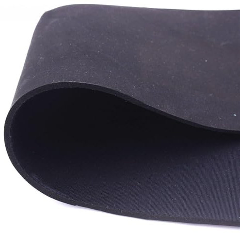 HWJFDC Neopren Stoff Meterware 3 mm einseitiger Neoprenstoff, wasserdichter Tauchschutz(130cm x 45cm)