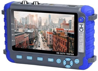 Überwachungskameratester 4K Kamera Tester 5 Zoll CCTV Monitor 8MP AHD/CVI/TVI CVBS Analog Kamera Tester Mit VGA Eingang UTP CFTV Schnellvideo