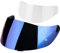 Kompatibel mit Agv K1 Visier -K3sV-K5-K5s-K1s-S4sv, Motorradhelm Visier +Anti-Beschlag-Folie, Helmlinsenvisier, Visier Motorrad Windschutz (Schwarzer Tee Blau)