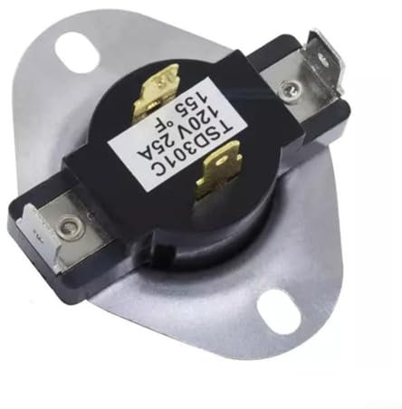 ZiStarlilife Termostato de secadora para secadoras Kenmore, 3 piezas, termostatos de ciclismo de repuesto, regulación eficiente de la temperatura, construcción resistente