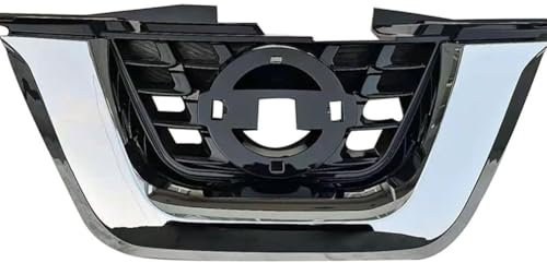 YHQKJ Car Front Bumper Center Grill for Nissan Juke 2015-2019, ABS Radiator Grilles Hood Mesh Mask Exterior Style Decoration Accessories