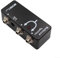 Zoegneer Gepufferter Splitter Gitarrenpedal, Signalverstärker, Tonkonservierer für Dual-Amp-Setup, langes Kabel, läuft Klangerhaltung über Schwarz