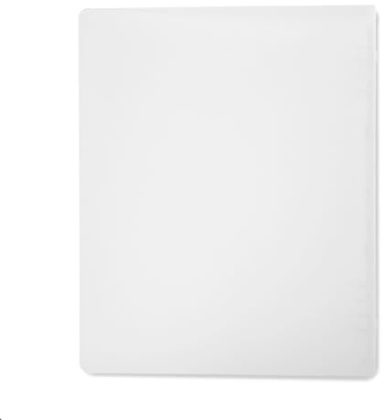MUJI 無印良品 A5 One-Touch-Ringbuch, Polypropylen-Einband, leicht, Weiß (1)