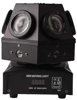 Luci per Feste, Luci professionali da palcoscenico natalizie Fascio DJ Discoteca LED Strobe Party Light DMX512 Proiettore musicale sonoro for club di casa