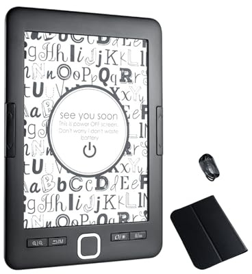 Kelisdi Reisefreundlicher E-Book-Reader mit Blaulichtreduktion, Frontlicht, kleine Größe, einfach zu transportieren, digitaler Lesegerät