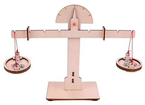 kesurpae DIY Waagen Set für Kinder mit Gewichtswaage und 6 teiligem Metallschrauben Set zum Messen, Basteln, Lernen und Spielen – EIN tolles Spielzeug für pädagogische Zwecke.