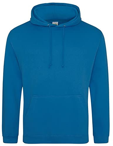 AWDis Men's College Hoodie, Blue (Tropical Blue), Large