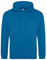 AWDis Men's College Hoodie, Blue (Tropical Blue), Large