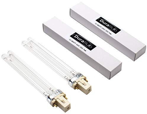 DuraBulb Twin Pack Replacement 13W G23 UV (Ultra Violet) Bulb Lamp for Pond UVC Filters & Clarifiers
