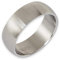 Fly Style Breiter Edelstahl Bandring - Herren Damen Daumenring - Hochwertiger Verlobungs- und Ehering, Ring Grösse:24.9 mm, Oberfläche:8mm Matt