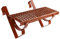 Laufrost Set 40 cm ziegelrot | Dachtritt, Kaminpodest, Trittrost, Steigtritt, Laufgitter
