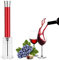 Bottle Opener Cork, Wine Air Pressure Pump Bottle Opener Cork Remover Corkscrew Tools Easy Pop Out Corkscrew(Red)