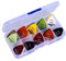 Plektren für Gitarre,40er Pack Plektren im Set Guitar Picks Plektrum für Akustikgitarre E-Bässe E-Gitarr Ukulele Bas 0.58 mm 0.71 mm 0.81 mm 0.96 mm 1.2 mm 1.5 mm