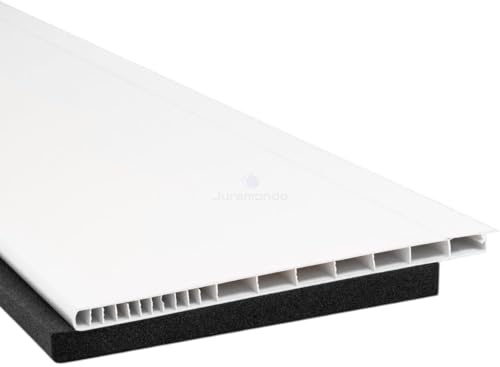 Menke Rollladendeckel Schallschutz mit Flex-Schaum & Schwerfolie 180 mm breit Rollladenkastendeckel Rollladendämmung (1000 mm)