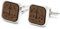 NaturSchatulle Manschettenknöpfe Herren Holz Gravur Individuell 1 Paar Silber Manschettenknopf Eckig Hochzeit Anzug Männer Cufflinks for Men