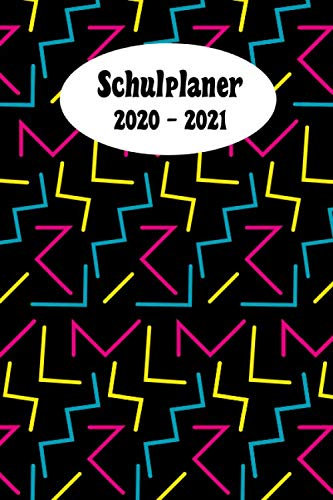 Schulplaner 2020 – 2021: Zick Zack Muster das hausaufgabenheft 2020 - 2021 für das neue schuljahr ; mit kalender, stundenplan für jedes semester, ... meine ziele ; merkheft ; geschenkidee