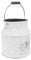 Happyyami Vintage Fleur De Métal Seau De Fer Ferme Fleur Vases Pot à Lait Planteur Vases Rustique Vase Jardin Décor (Gris Clair)