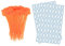 sourcing map 100pcs Nylon Cable Ties Tags Label Marker Self-Locking for Marking Organizing Orange
