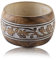 Global Village Bazaar Hermoso cuenco decorativo de madera de mango, Hecho a mano para aperitivos, chips de frutas secas, mesa de café, junta acentuada, cuenco para llaves, vajilla, Blanco 12 x 7 cms
