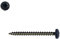 Vis à bois 4x30 mm RAL 7016 gris anthracite tête cylindrique Pz2 Inox A2 par 200