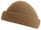 Roughtex Fisherman Beanie Rippstrick Fischermütze Kurze Strickmütze Flache Kuppe rPET Biscuit