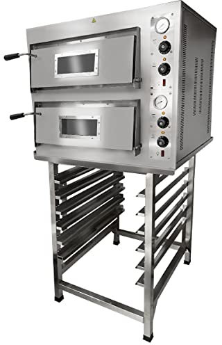 Twin Deck Electric Pizza Oven - 8 x 12 Pizzas Cater-Cook CK9610
