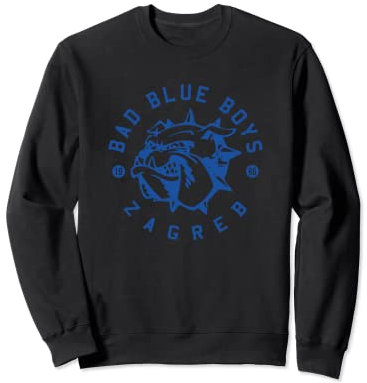 BAD BLUE BOYS 1986 Zagreb Stadt Ultra Kroatien Flagge Sweatshirt