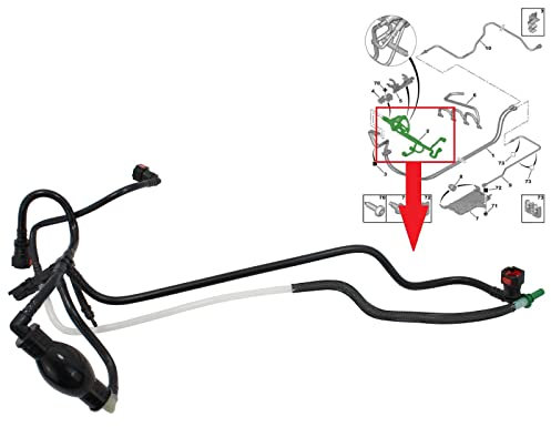 BIAREN Arnés de tubería de combustible y bomba de imprimación para Peugeot 206 307 1007 207 Bipper Citroen C2 C3 Xsara Nemo 1.4 HDI 68HP 1574.T0 1574T0