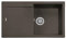 Plados AM8610 - Fregadero de cocina compuesto con escurridor, 86 x 50 cm