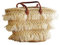 Panier plage osier, Panier plage boheme, Panier paille femme