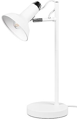 Trio Leuchten Tischleuchte Roxie 511900131, Metall Weiß matt, exkl. 1x E14