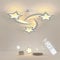 Toolight Plafoniera LED dimmerabile 30 W 3375 LM, lampadario camera da letto per bambini con telecomando 3000 K-6500 K, moderna lampada da soffitto per camera dei bambini, soggiorno, camera da letto,