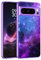 DOMAVER Google Pixel 8 Pro Case, Mobile Phone Case Google Pixel 8 Pro Case Glow in the Dark Nebula Pattern, PC Shell Cover TPU Thin Bumper Shockproof Scratch-Resistant Protective Case for Google Pixel