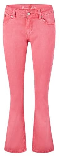 Buena Vista Damen Jeans Malibu Zip Bootcut (DE/NL/SE/PL, Alphanumerisch, L, Regular, Regular, Viva Magenta)