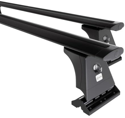 Mossa - Alu-Dachträger kompatibel mit Opel Zafira B MPV (2005-2011) - schwarz Dachträger Dachgepäckträger - Montagepunkte 2