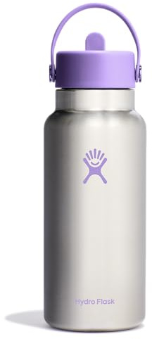 Hydro Flask Breiter Flex-Trinkhalmdeckel, Edelstahl, Violett
