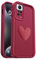 PanXCase Cover per Xiaomi Redmi Note 12 Pro 4G / Note 11 Pro 5G/4G - Custodia 3D Heart Disegni Cute Silicone, Protezione Fotocamera Ragazze Donne Antiurto Antigraffio Case (Wine Red)