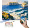 SENSING Personnalisée Peinture par Numéros pour Adulte, DIY Peinture Acrylique pour Adultes Enfants débutants Facile sur Toile avec peintures et pinceaux, Faites Votre Propre Photo
