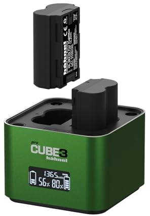 Hähnel - ProCube3 - Für Fujifilm - DSLR Duo-Ladegerät - Schnelleres Laden - USB Typ-C Eingang