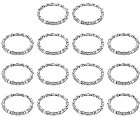 QUARKZMAN Fahrradkurbel Kugellager 3/16 Zoll (4mm) x 16 Kugeln, 14 Stück Ersatzkugellager für Tretlagerlager Fahrradradrahmenlager Reparatur